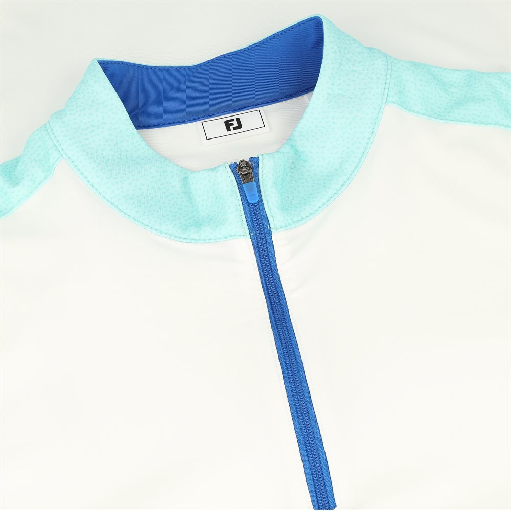 Women's Colorblock 1/4 Zip Mock Neck Polo - Previous Season