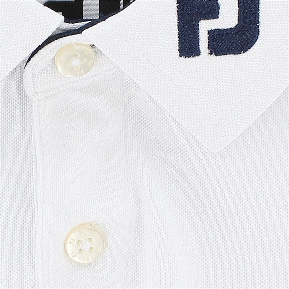 Juniors' Solid Pique Self Collar Polo