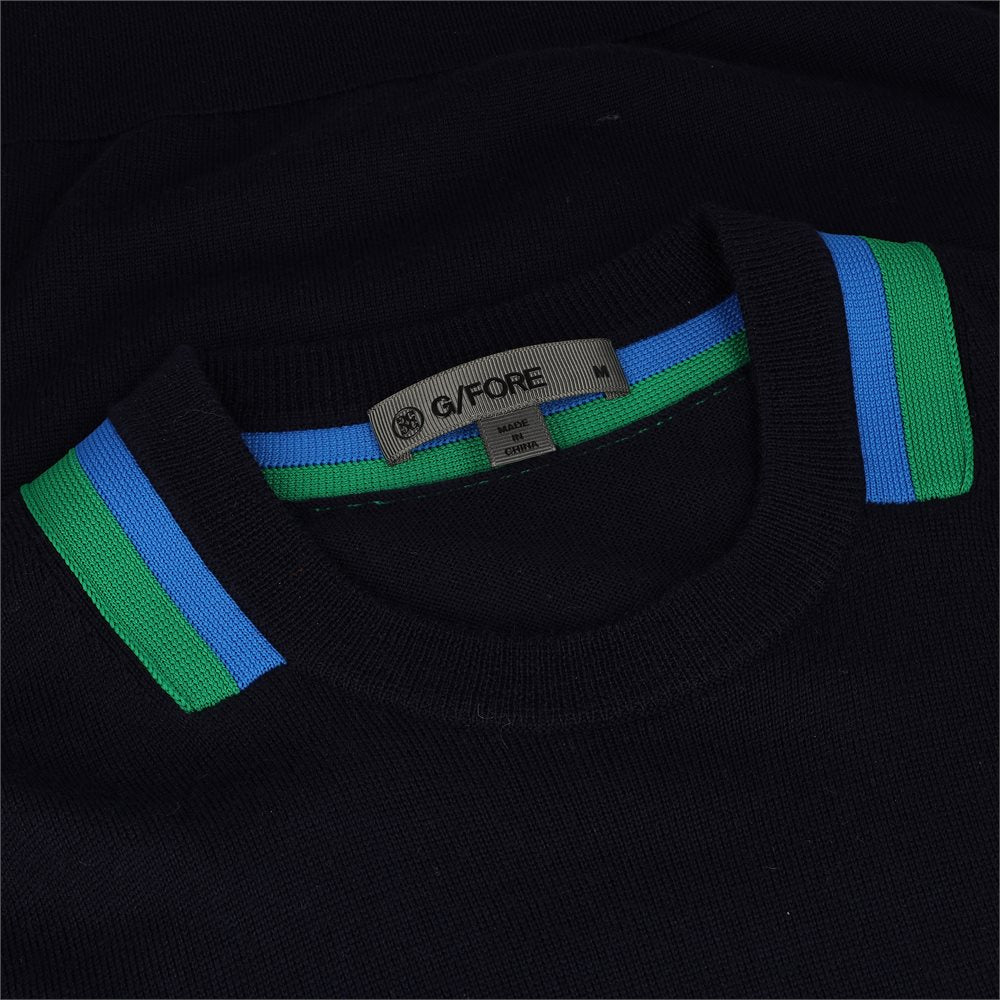 Colorblock Intarsia Merino Sweater