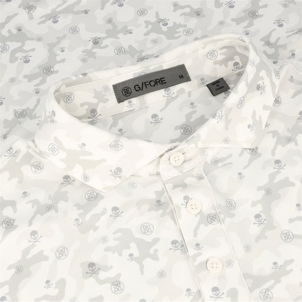 Mapped Icon Camo Tech Jersey Polo