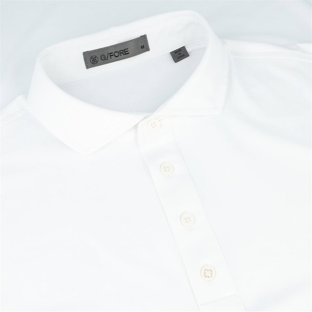 Rib Gusset Melange Ice Nylon Polo