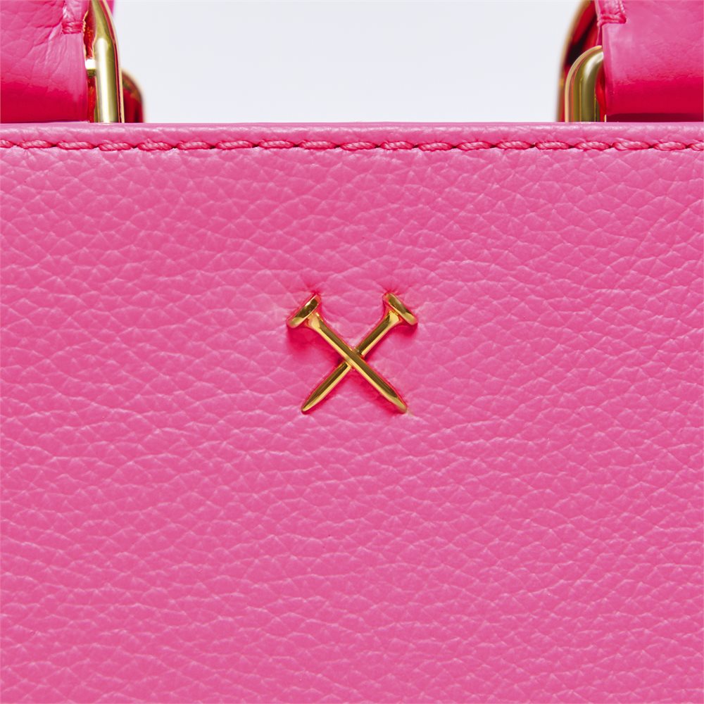 Metal Tees Leather Mini Tote Bag