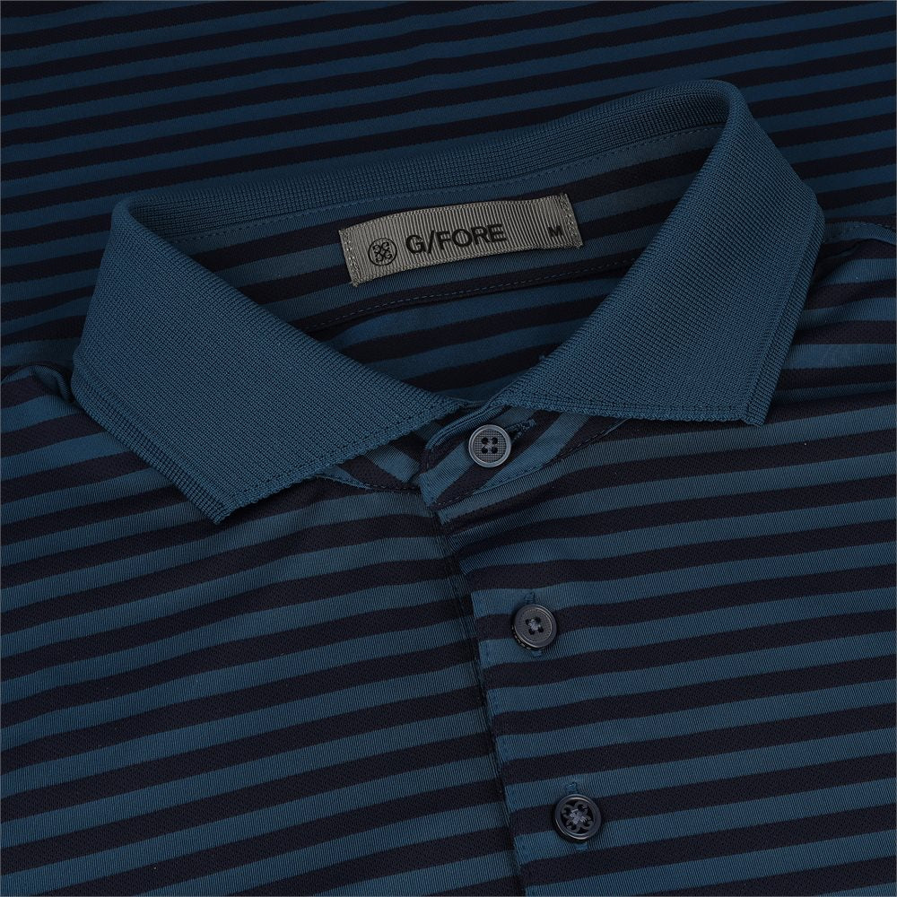 Stripe Tech Jersey Polo