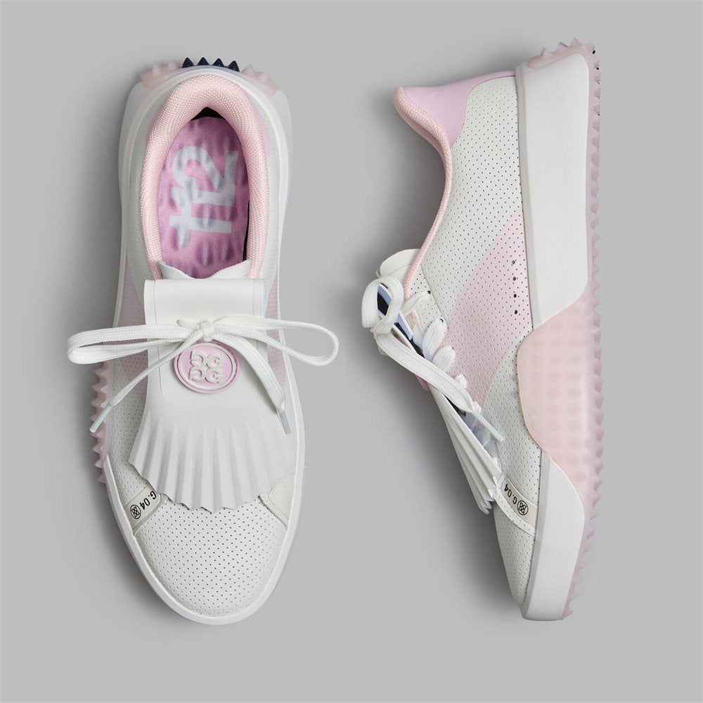 Women's G.112 Perforated Saddle Stripe Spikeless Golf Shoes