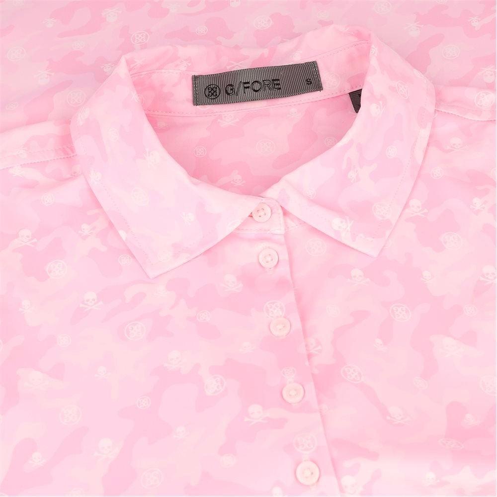 Women's Icon Camo Silky Tech Nylon Sleeveless Polo