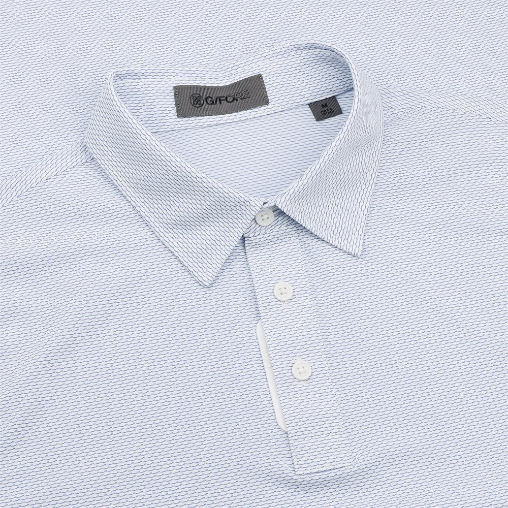 Fine Stretch Jacquard Polo