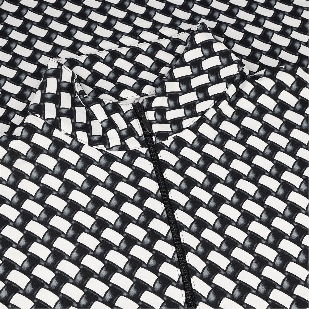 Women's Brooke Print Long Sleeve Mock Top