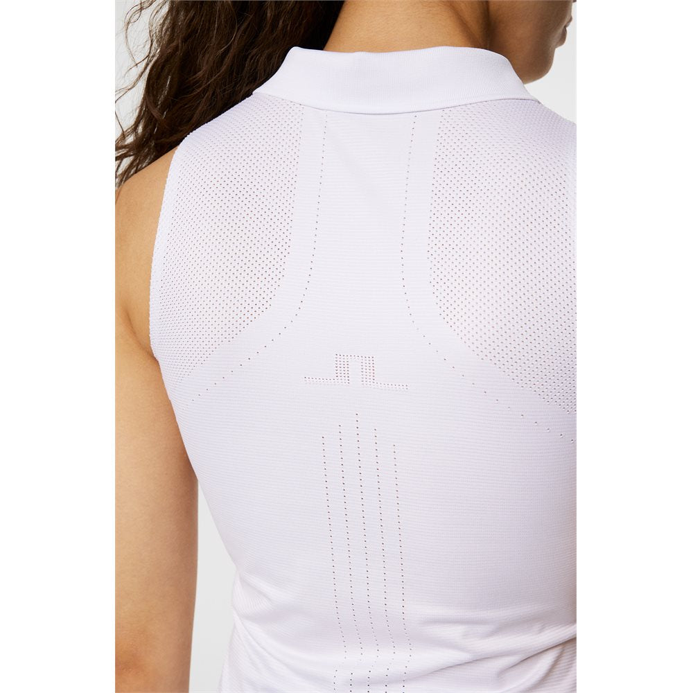 J.Lindeberg Women's Leylo Sleeveless 1/4 Zip Polo