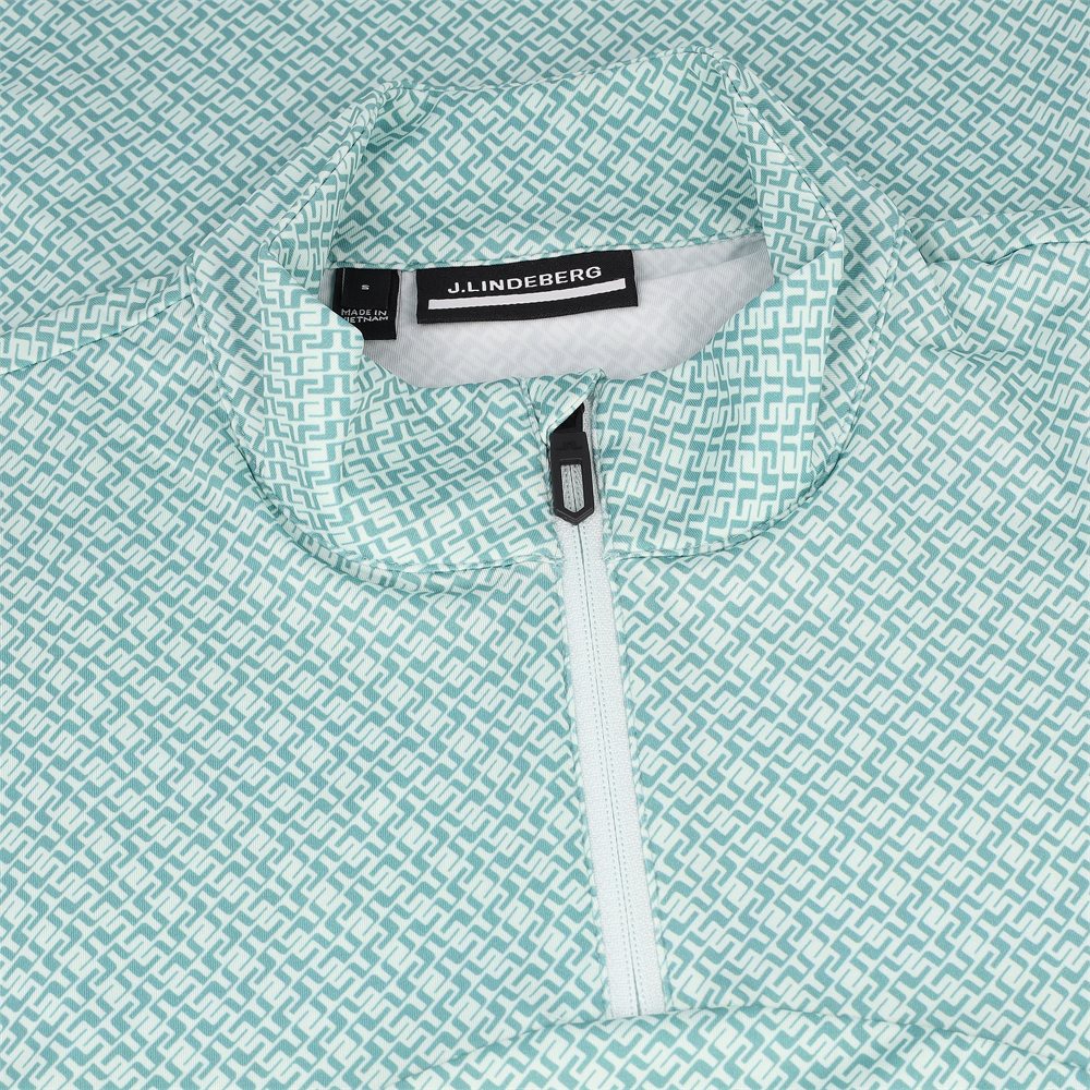 Women's Tiana Print Sleeveless 1/4 Zip Top