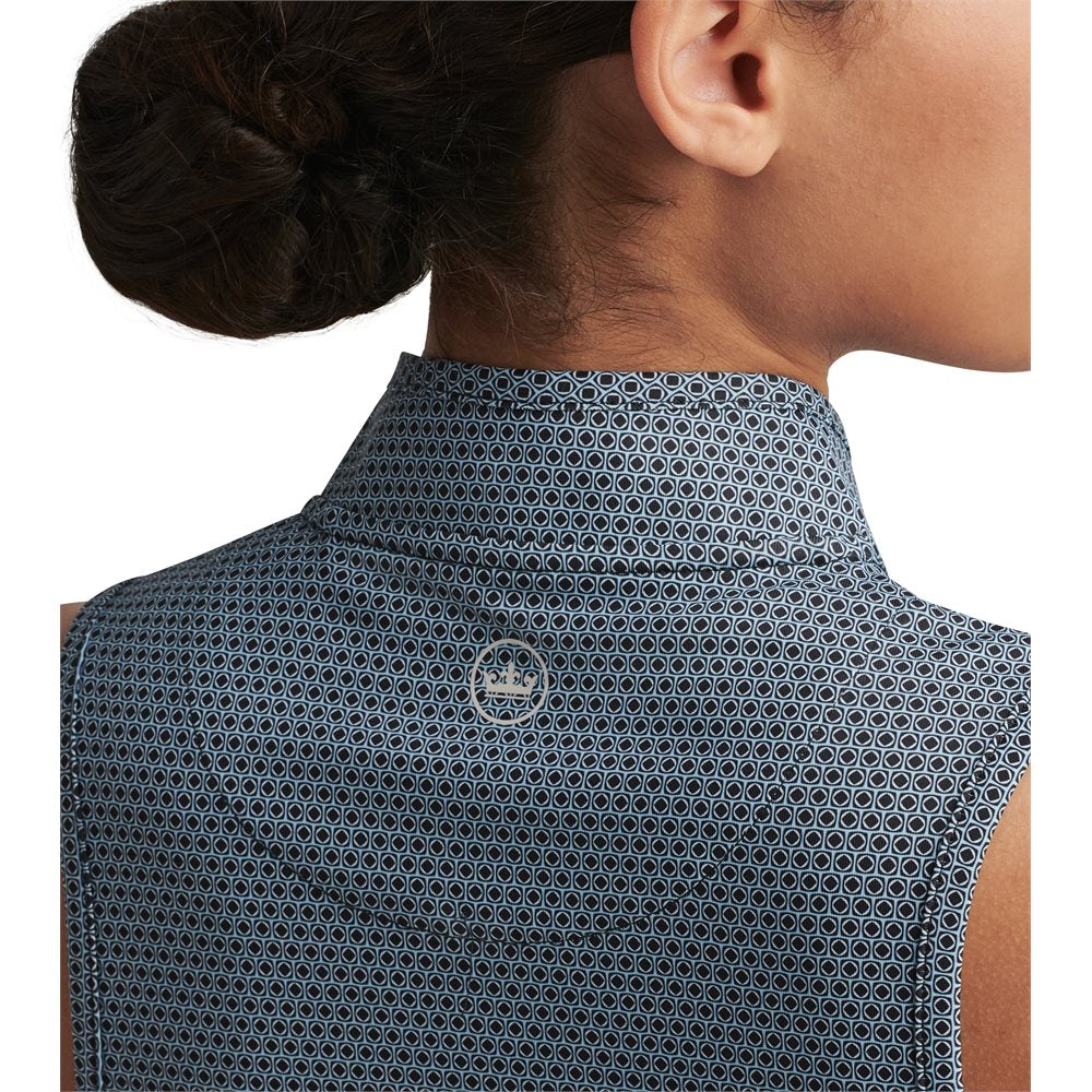 Women's Squared Away Shirley Sleeveless Blade Collar 1/4 Zip Polo