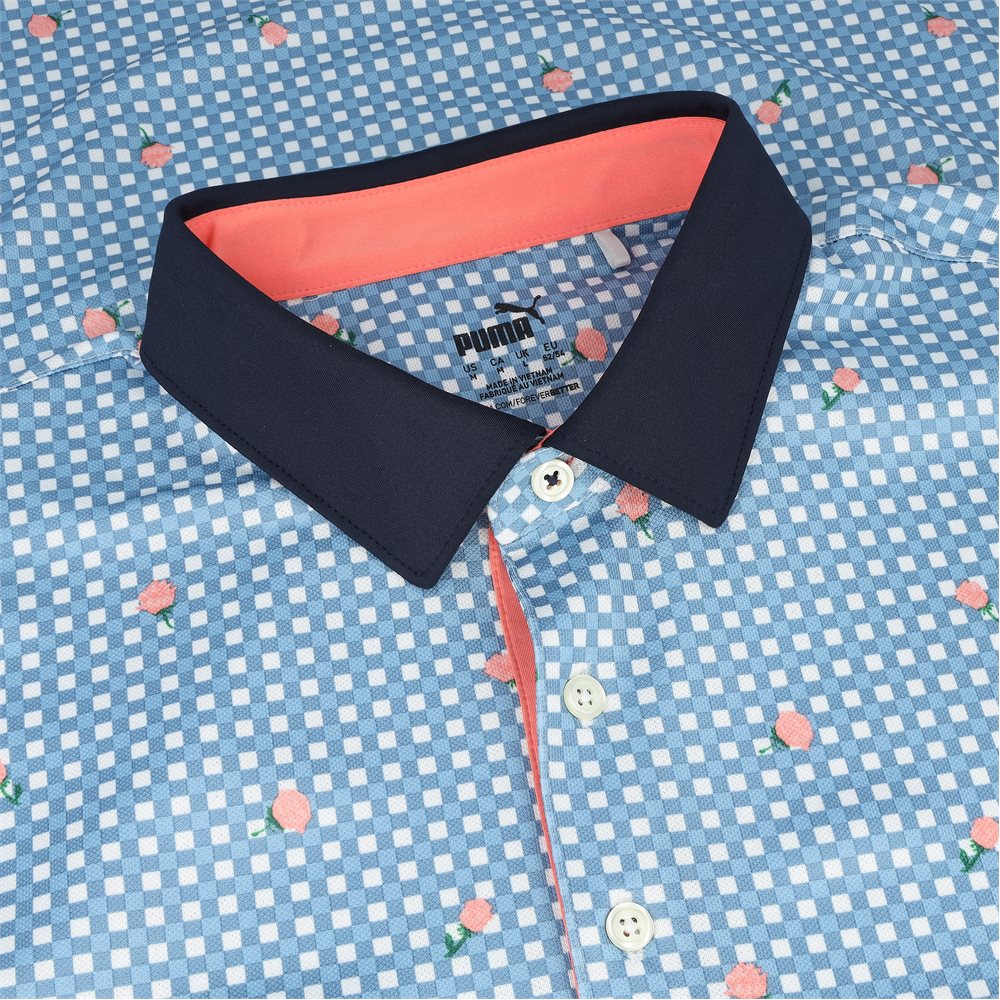 Pique Gingham Polo