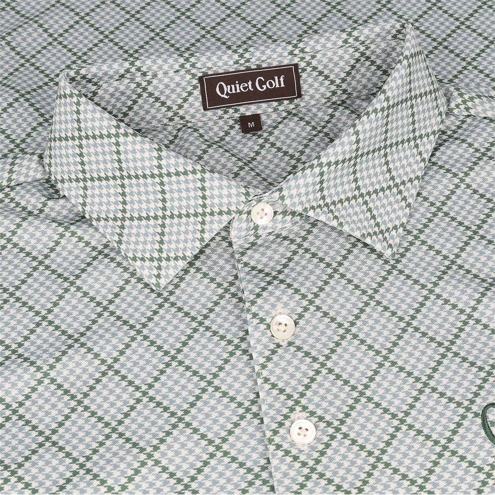 Monogram Houndstooth Polo