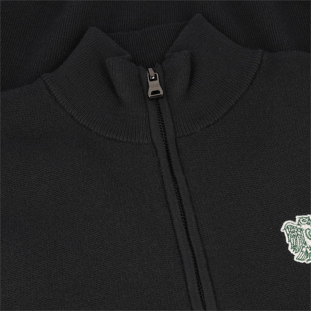 Owl Mesh Knit 1/4 Zip Midlayer