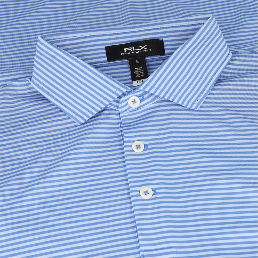 Lightweight Airflow Jersey Striped Polo