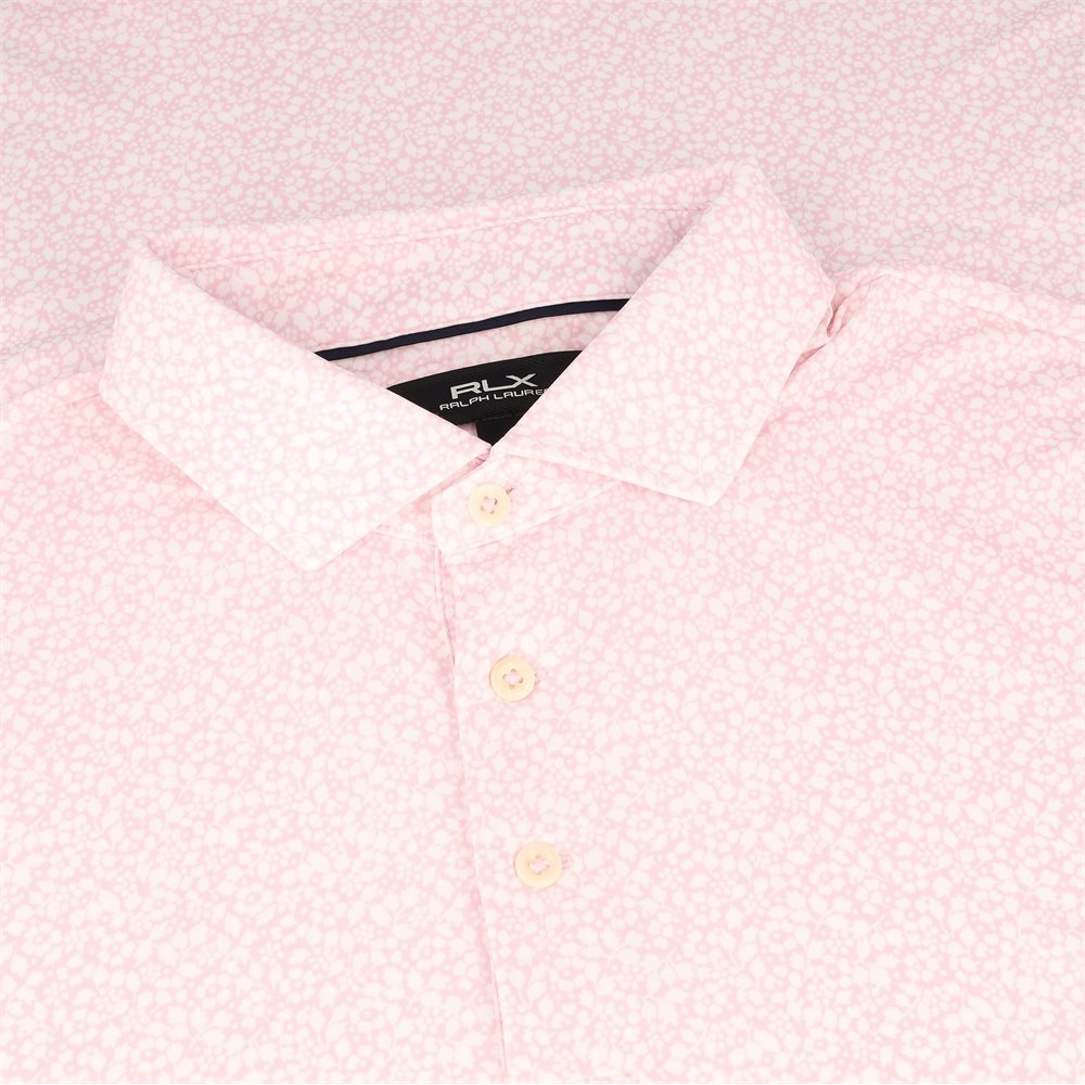 Lightweight Airflow Petal Print Polo