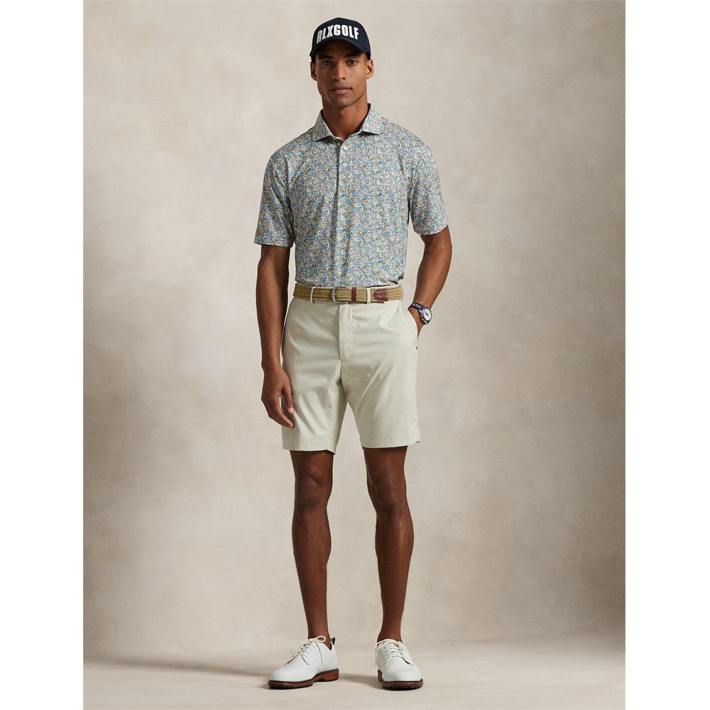 Lightweight Airflow Print Polo