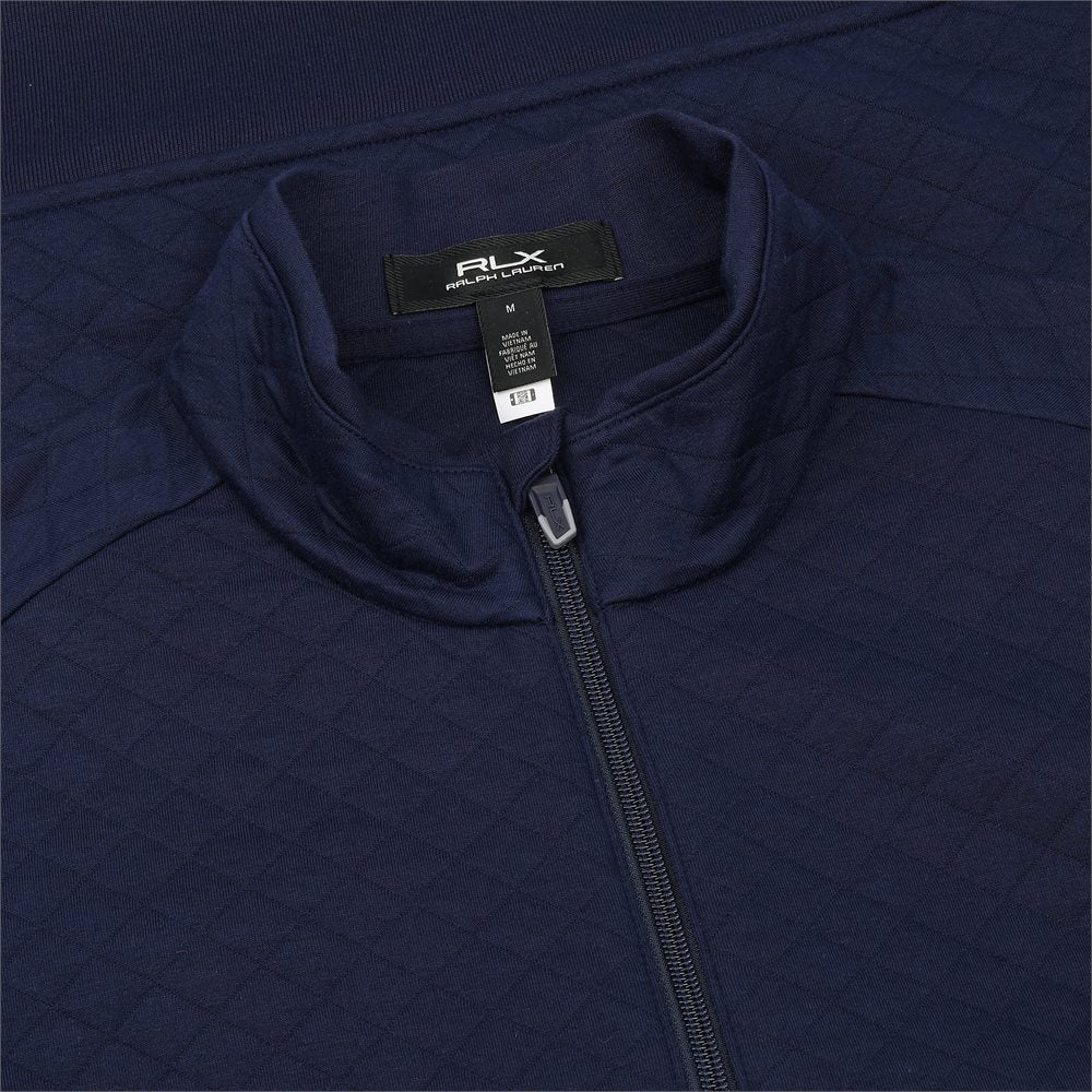 Quilted Double Knit FZ Vest