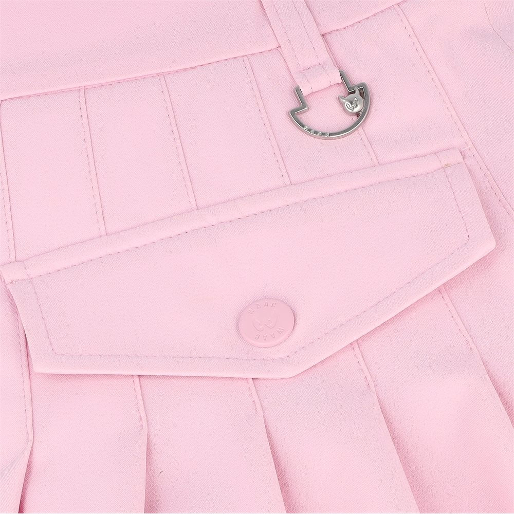 Women's Mesh Gathered Waistband Skort