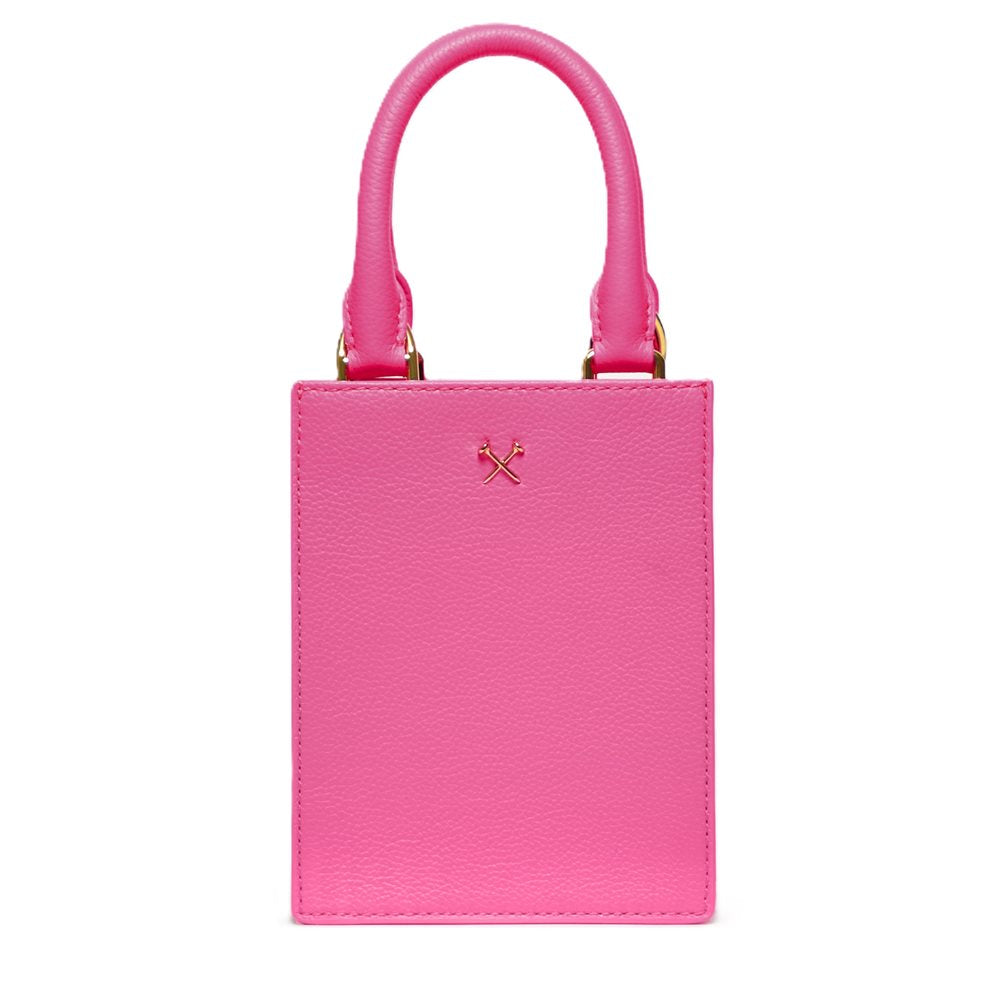 Metal Tees Leather Mini Tote Bag