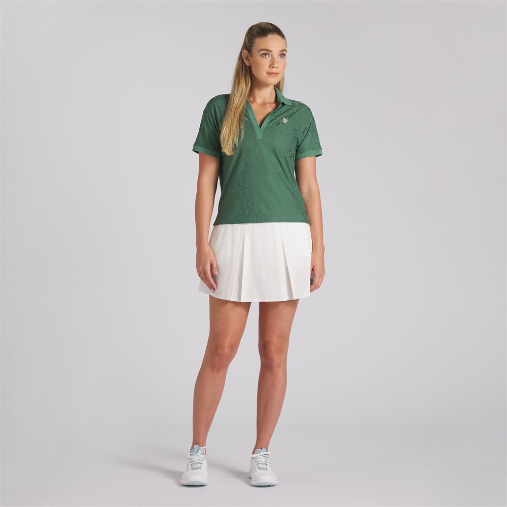 Women's x Quiet Golf Relaxed Crop Golf Polo