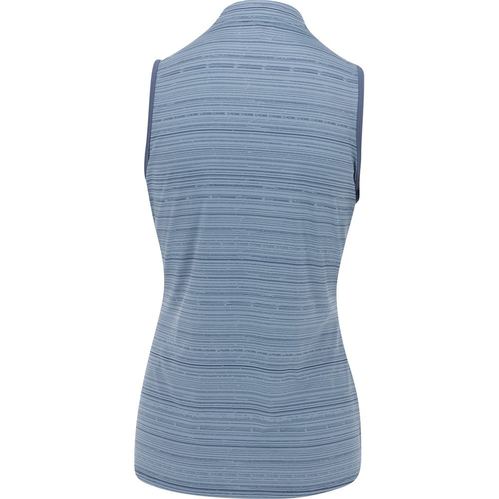 Women's Ultimate365 Stripe 1/4 Zip Sleeveless Polo