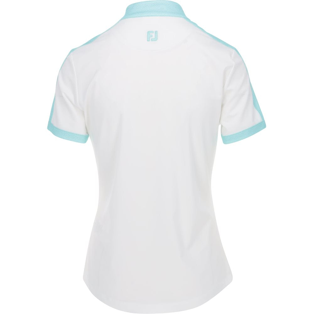 Women's Colorblock 1/4 Zip Mock Neck Polo - Previous Season