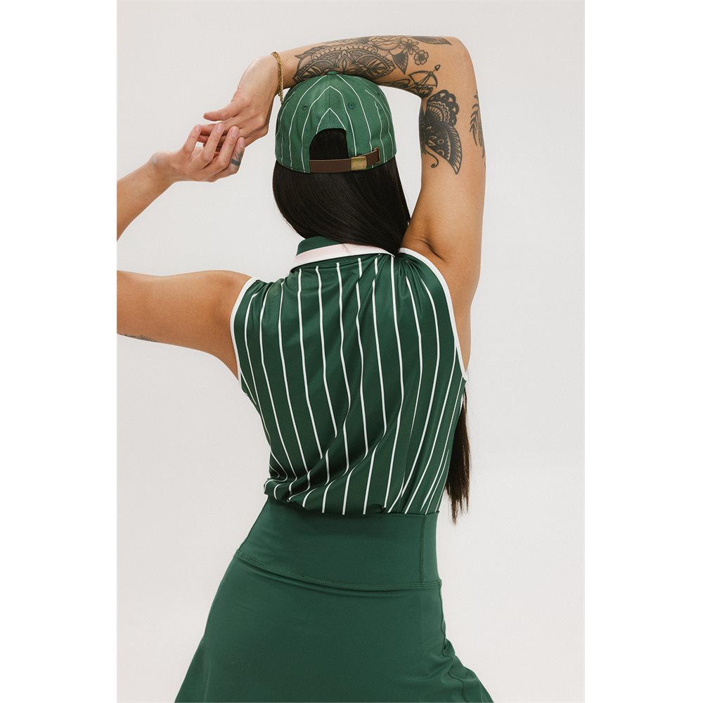 Women's Moore Sleeveless Polo - Striped