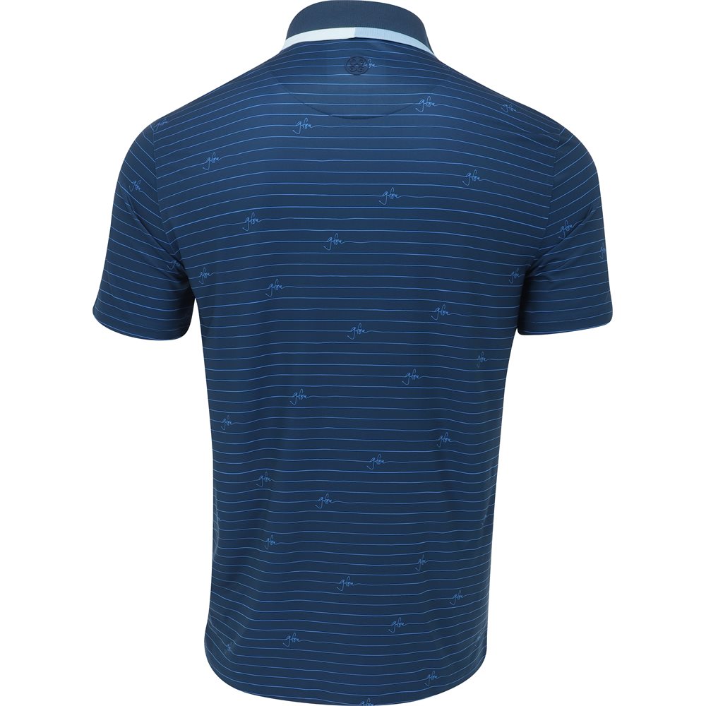 Script Stripe Tech Jersey Polo