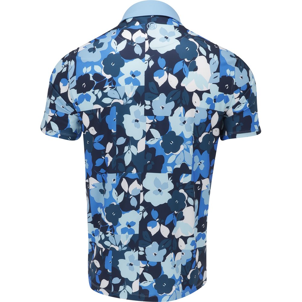 Floral Tech Jersey Polo