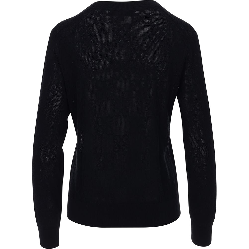 Women's Pointelle Long Sleeve Sweater
