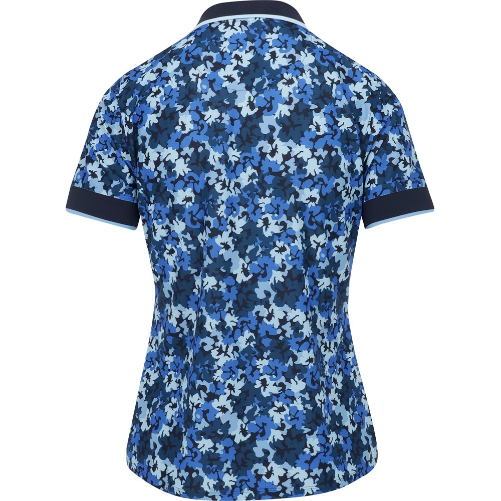 Women's Camo Floral Tech Pique 1/4 Zip Polo