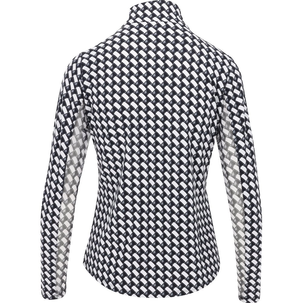 Women's Brooke Print Long Sleeve Mock Top