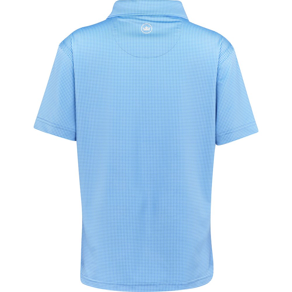 Juniors' Gingham Performance Jersey Polo