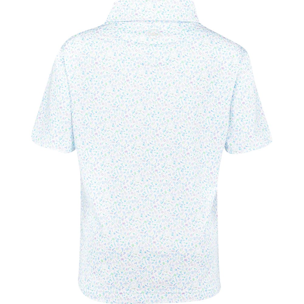 Youth Island Jammin Performance Jersey Polo