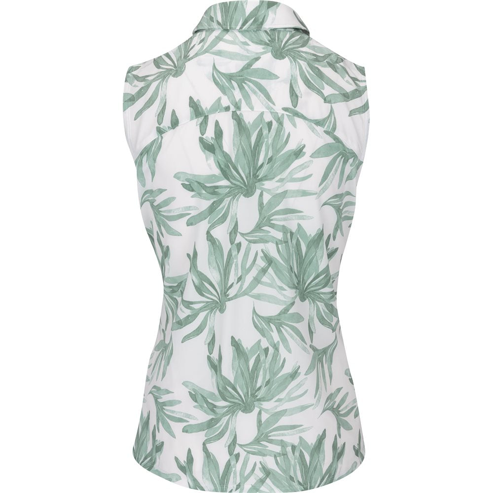 Women's Palm Sleeveless Golf Polo