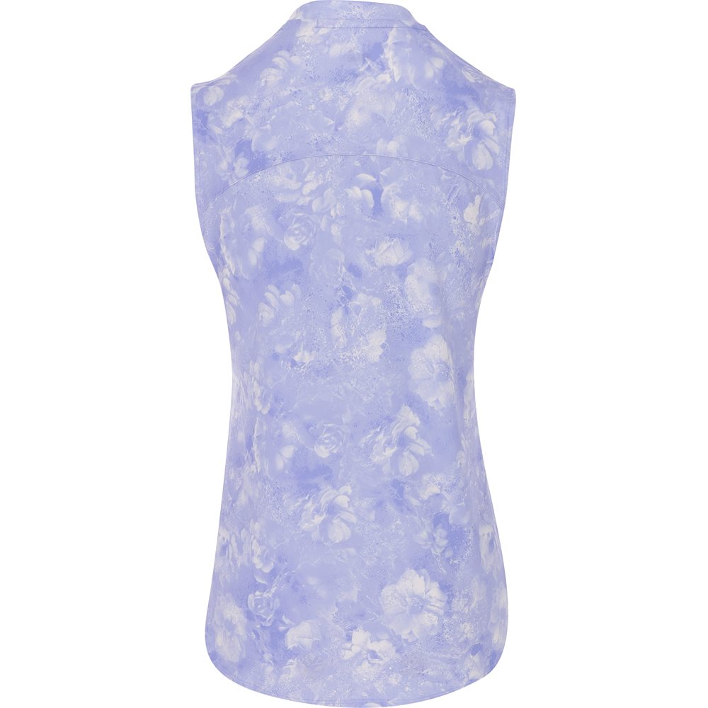 Women's CLOUDSPUN Iris Sleeveless 1/2 Zip Golf Polo