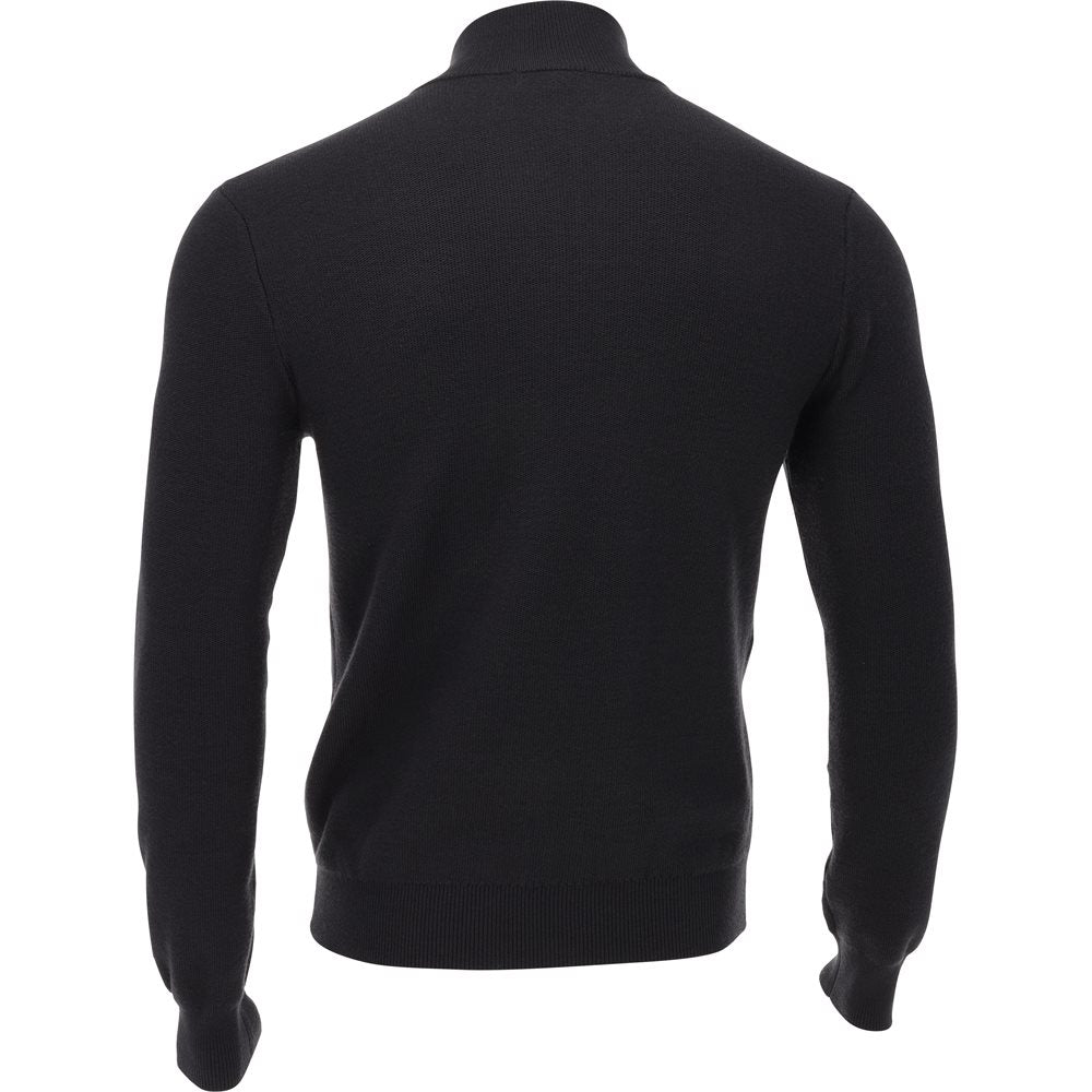 Owl Mesh Knit 1/4 Zip Midlayer