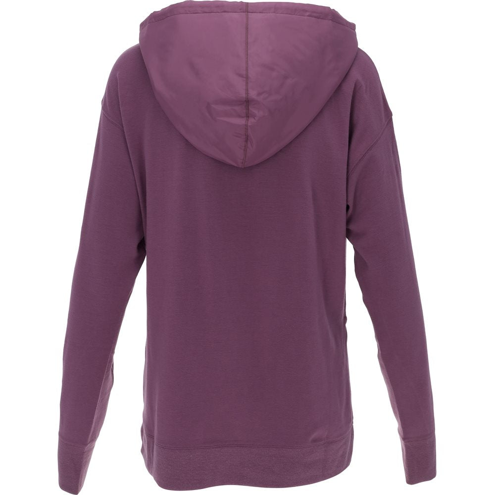 Women's Cloud Fleece Hoodie Nylon Pocket Sweatshirt
