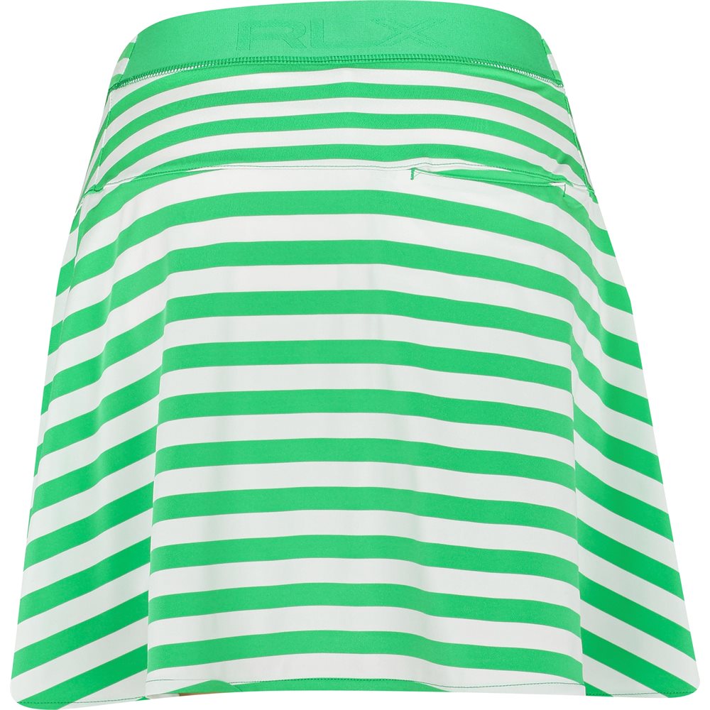 Women's Lightweight Airflow High Waist 16" White Stripe Skirt