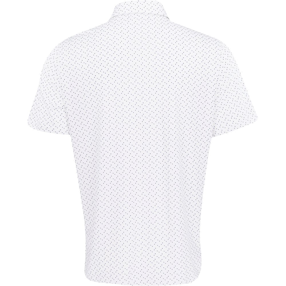 Lightweight Airflow Knit Printed Polo