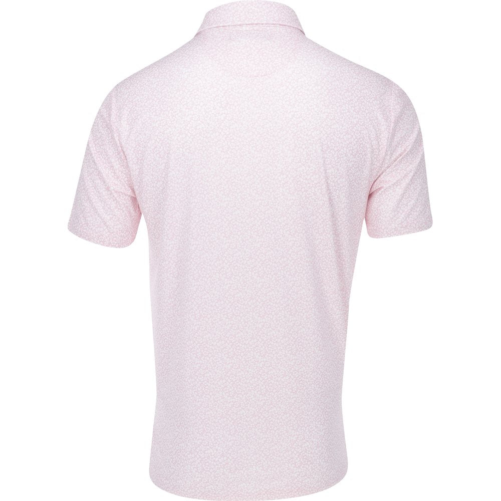 Lightweight Airflow Petal Print Polo