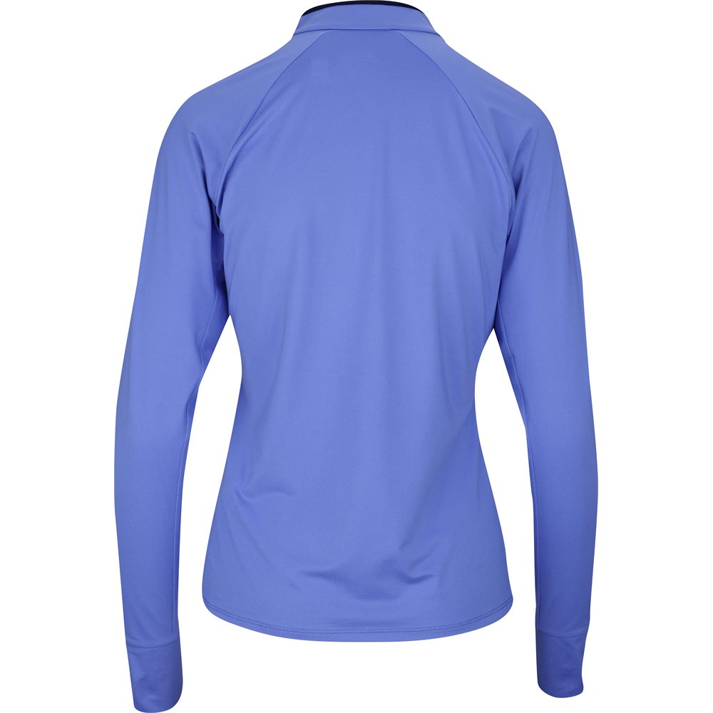 Women's Stretch Peached Jersey 1/4 Zip Low Collar Midlayer