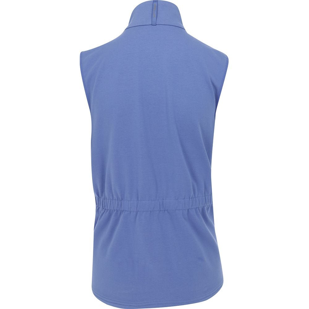 Women's Tech Terry Full Zip Peplum Vest - Fairway Styles