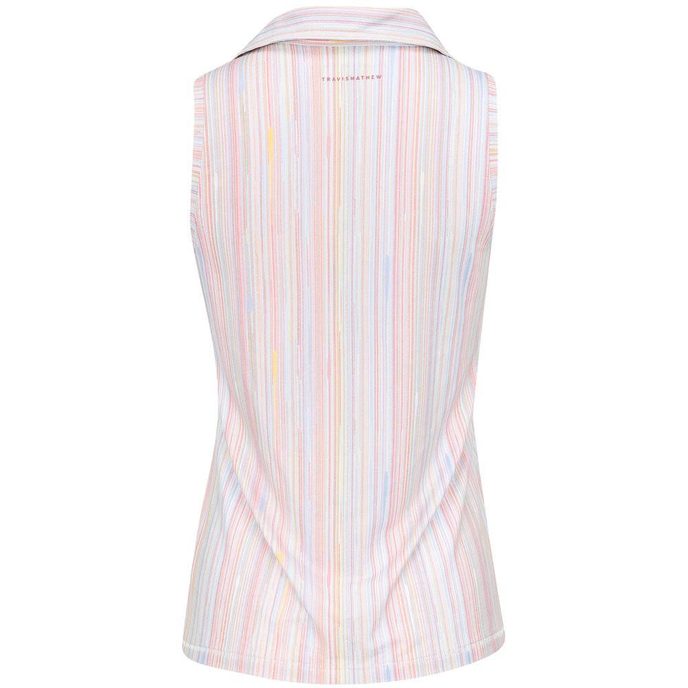 Women's Featherweight Printed Sleeveless Polo