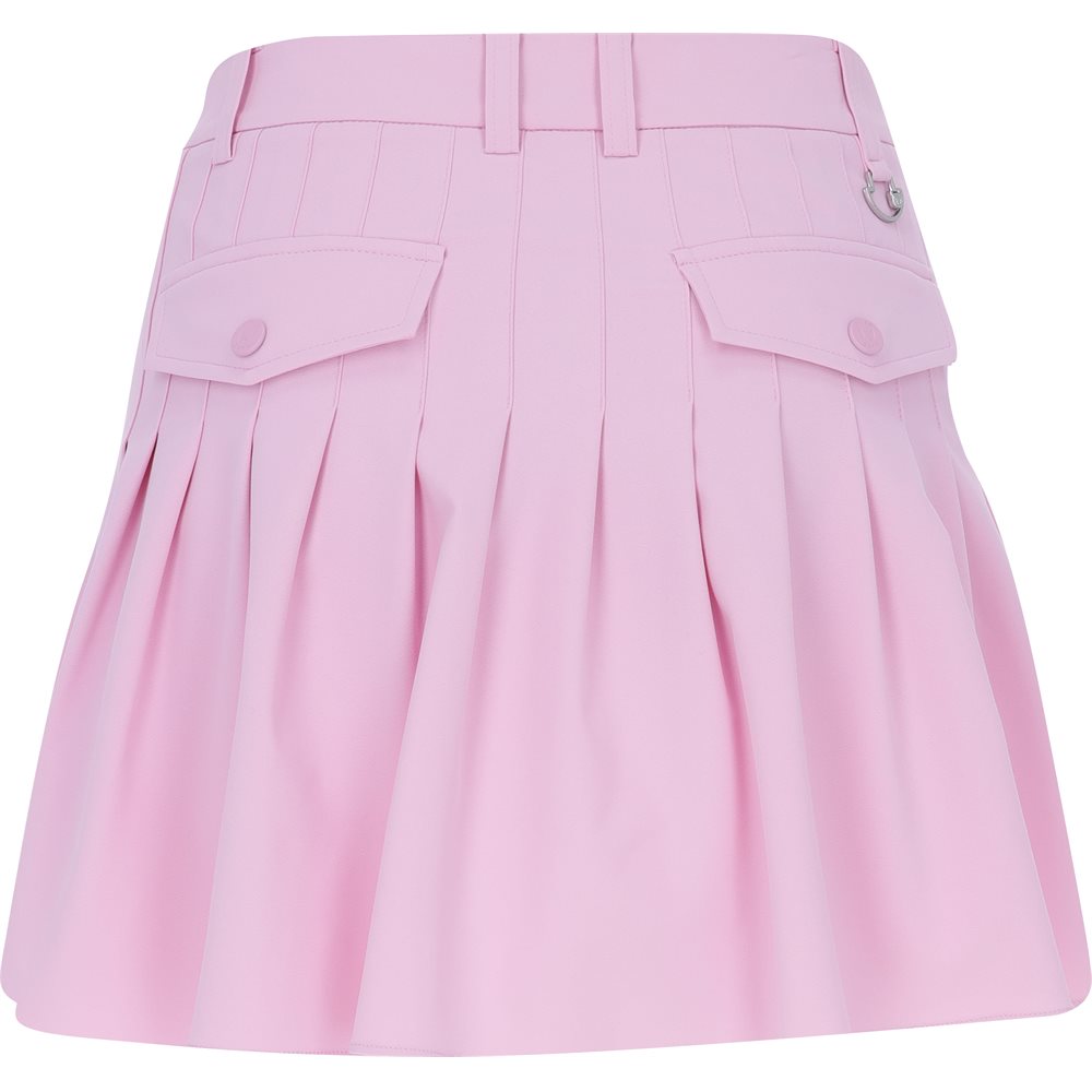 Women's Mesh Gathered Waistband Skort