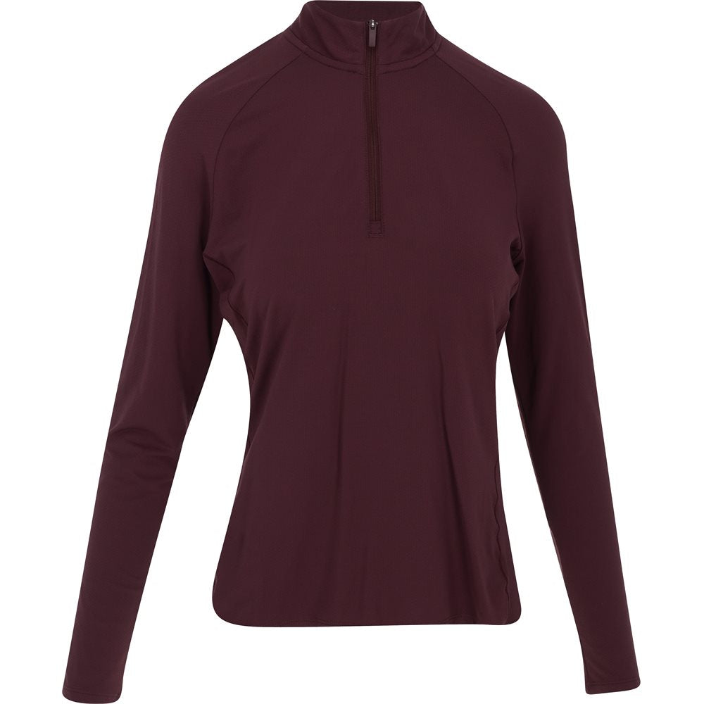 Women's Ultimate365 Solid 1/4 Zip Mock Neck Pullover