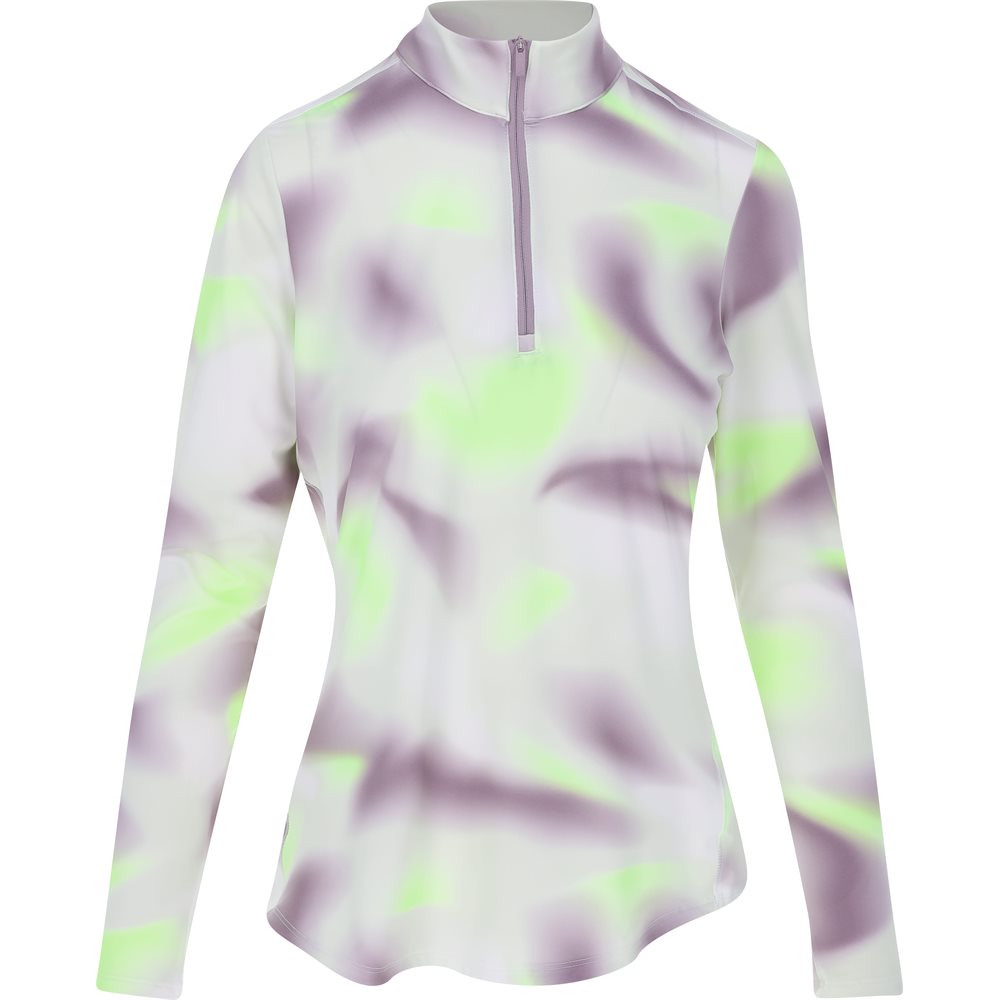 Women's Ultimate365 Printed 1/4 Zip Mock Pullover