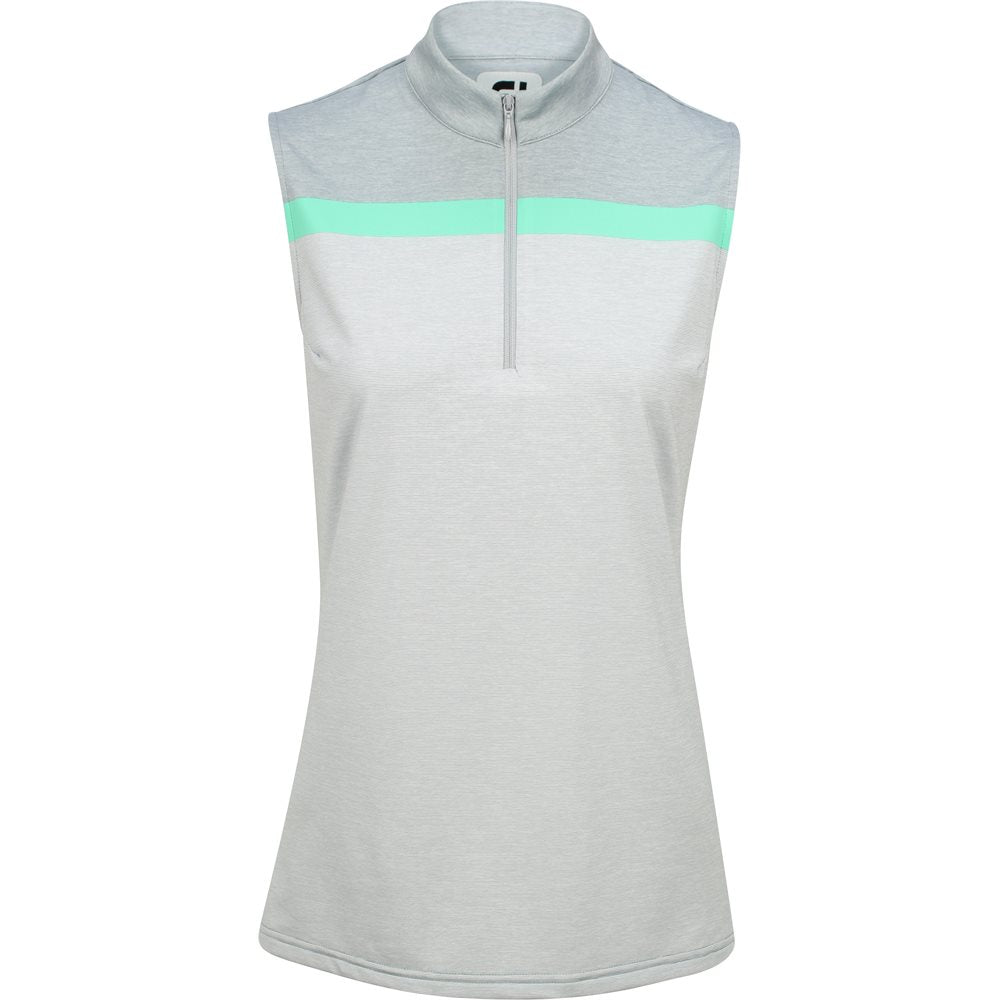 Women's Lisle Sleeveless 1/4 Zip Mock - Previous Season