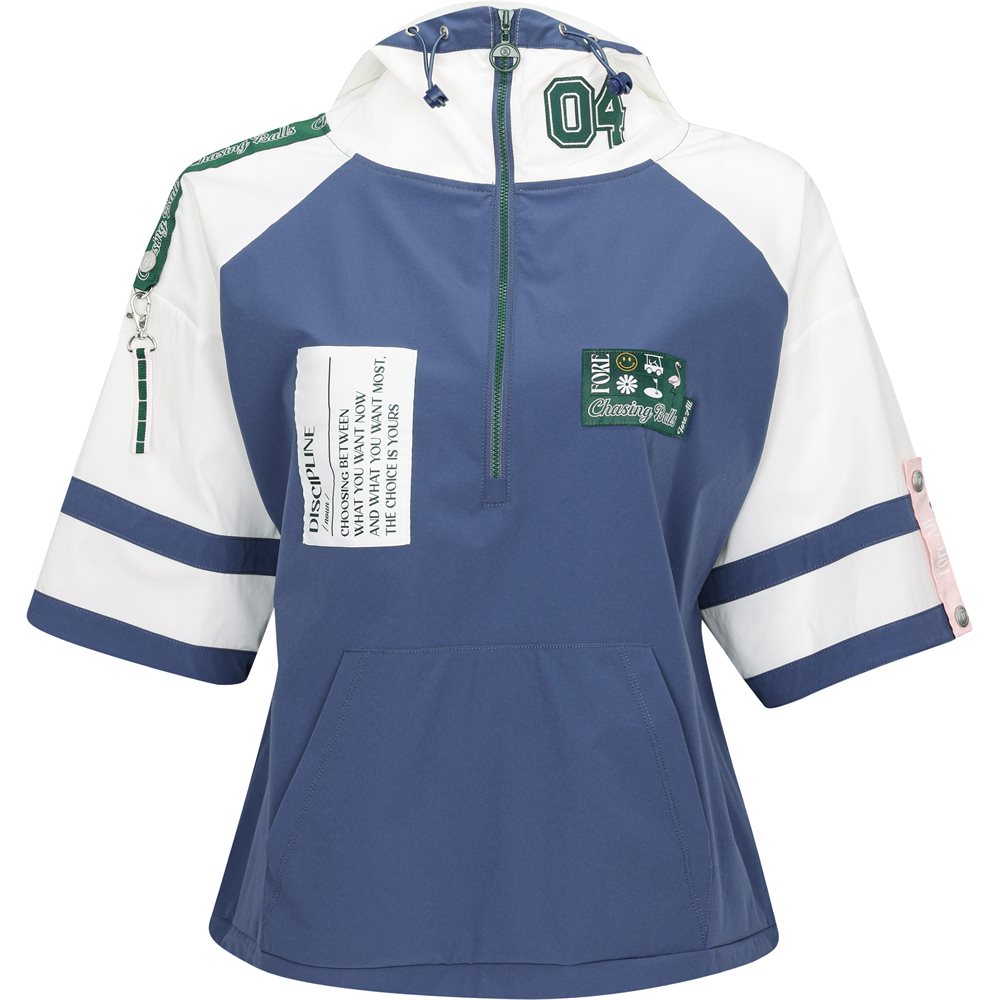 Women's Brandi Short Sleeve 1/2 Zip Hoodie