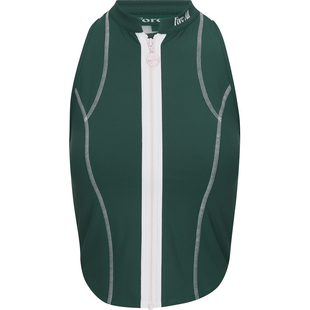 Women's Louise Full Zip Sleeveless Top